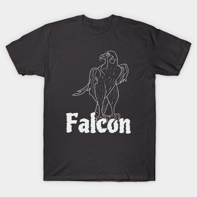 Bird falcon T-Shirt by Alekvik